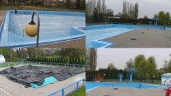 Areál koupaliště Hulín - sdružené snímky