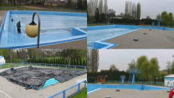 Areál koupaliště Hulín - sdružené snímky