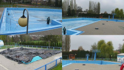 Areál koupaliště Hulín - sdružené snímky