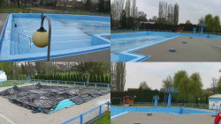 Areál koupaliště Hulín - sdružené snímky