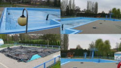 Areál koupaliště Hulín - sdružené snímky