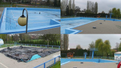 Areál koupaliště Hulín - sdružené snímky