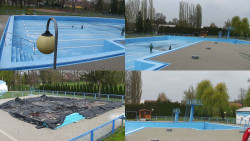 Areál koupaliště Hulín - sdružené snímky