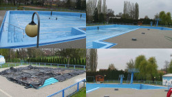 Areál koupaliště Hulín - sdružené snímky