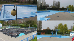 Areál koupaliště Hulín - sdružené snímky