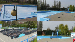 Areál koupaliště Hulín - sdružené snímky