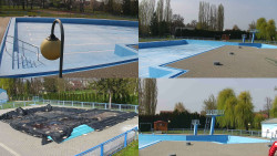 Areál koupaliště Hulín - sdružené snímky