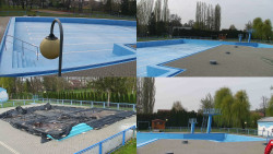 Areál koupaliště Hulín - sdružené snímky