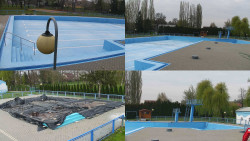 Areál koupaliště Hulín - sdružené snímky