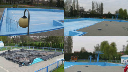 Areál koupaliště Hulín - sdružené snímky