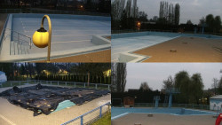 Areál koupaliště Hulín - sdružené snímky