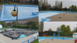 Areál koupaliště Hulín - sdružené snímky