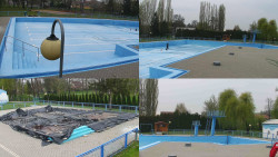 Areál koupaliště Hulín - sdružené snímky