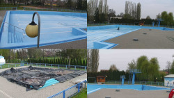 Areál koupaliště Hulín - sdružené snímky