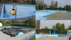 Areál koupaliště Hulín - sdružené snímky