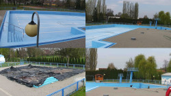 Areál koupaliště Hulín - sdružené snímky