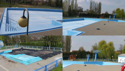 Areál koupaliště Hulín - sdružené snímky