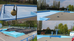 Areál koupaliště Hulín - sdružené snímky