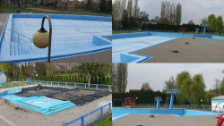 Areál koupaliště Hulín - sdružené snímky