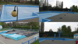 Areál koupaliště Hulín - sdružené snímky