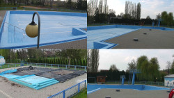 Areál koupaliště Hulín - sdružené snímky