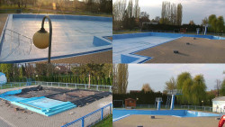 Areál koupaliště Hulín - sdružené snímky