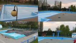 Areál koupaliště Hulín - sdružené snímky