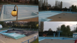 Areál koupaliště Hulín - sdružené snímky