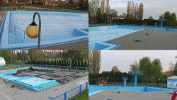 Areál koupaliště Hulín - sdružené snímky