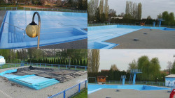 Areál koupaliště Hulín - sdružené snímky