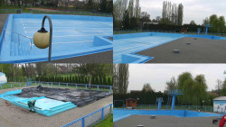 Areál koupaliště Hulín - sdružené snímky