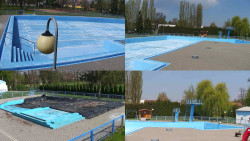 Areál koupaliště Hulín - sdružené snímky