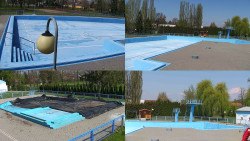 Areál koupaliště Hulín - sdružené snímky