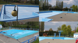 Areál koupaliště Hulín - sdružené snímky