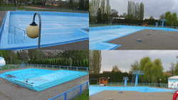 Areál koupaliště Hulín - sdružené snímky