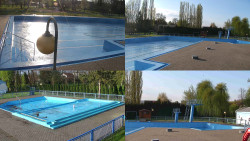 Areál koupaliště Hulín - sdružené snímky