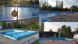 Areál koupaliště Hulín - sdružené snímky
