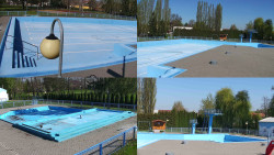 Areál koupaliště Hulín - sdružené snímky