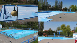 Areál koupaliště Hulín - sdružené snímky