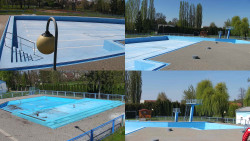 Areál koupaliště Hulín - sdružené snímky