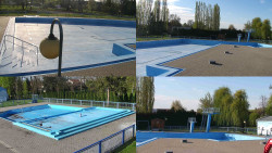 Areál koupaliště Hulín - sdružené snímky