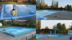 Areál koupaliště Hulín - sdružené snímky