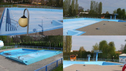 Areál koupaliště Hulín - sdružené snímky