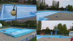 Areál koupaliště Hulín - sdružené snímky