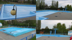 Areál koupaliště Hulín - sdružené snímky