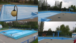 Areál koupaliště Hulín - sdružené snímky