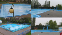 Areál koupaliště Hulín - sdružené snímky