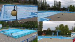 Areál koupaliště Hulín - sdružené snímky