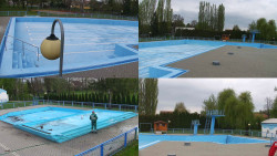 Areál koupaliště Hulín - sdružené snímky