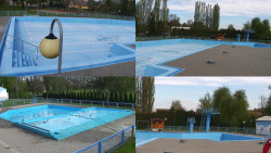 Areál koupaliště Hulín - sdružené snímky